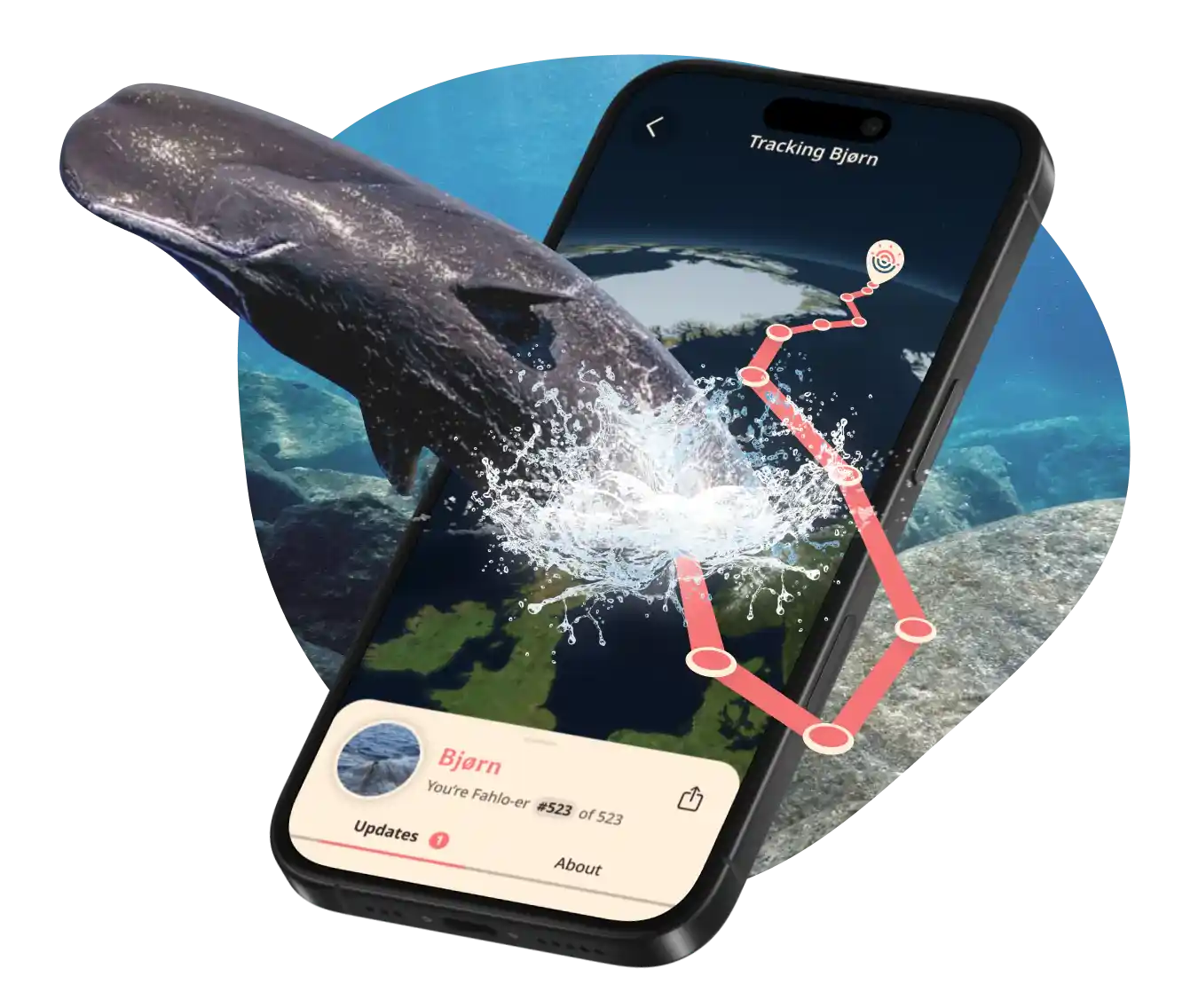 fahlo qr code whale